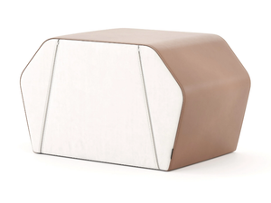 COCKTAIL - Upholstered square velvet pouf _ Stylish Club